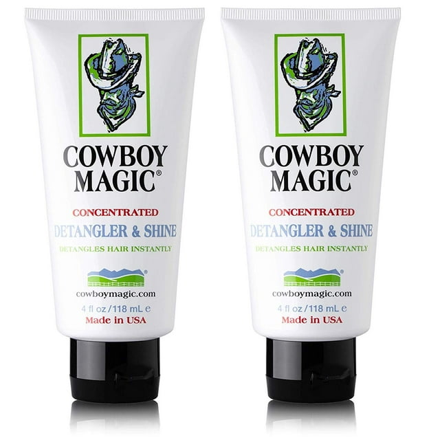 Cowboy Magic; Detangler & Shine (2 Pack) for Horses, With Deep