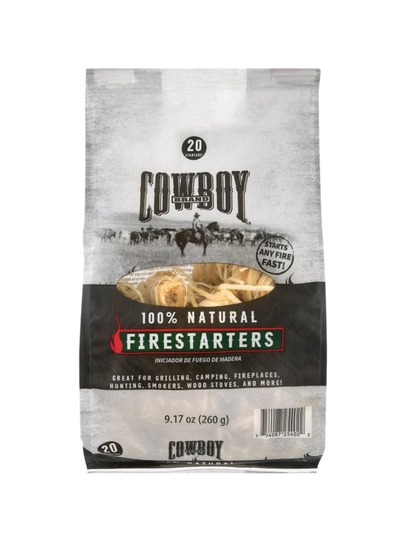 Cowboy Odorless All Natural Fire Starter (20-Pack)