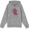 thumbnail image 1 of Cowboy Pig "Piggin' Back Rides" Adult Heather Gray Long Sleeve Hoodie-Medium, 1 of 6