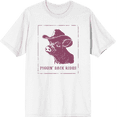 thumbnail image 1 of Cowboy Pig "Piggin' Back Rides" Adult White Crew Neck Short Sleeve Tee-XXL, 1 of 4