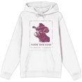 thumbnail image 1 of Cowboy Pig "Piggin' Back Rides" Adult White Long Sleeve Hoodie-Medium, 1 of 6