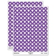 thumbnail image 1 of Cowboy Rodeo Pants Chaps Chaparreras 200+ Round Stickers - Purple - Matte Finish - 0.50" Size, 1 of 3