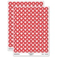 thumbnail image 1 of Cowboy Rodeo Pants Chaps Chaparreras 200+ Round Stickers - Red - Gloss Finish - 0.50" Size, 1 of 3