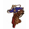 thumbnail image 1 of Cowboy - Rodeo Roper - Lasso - Iron on Applique/Embroidered Patch, 1 of 2