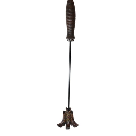 Cowboy Ropes And Boots Long Reach Hand Back Scratcher Wall Hanging Figurine 17"L