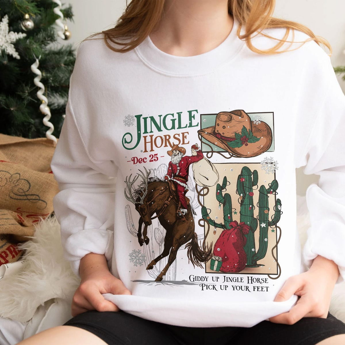 Jingle Horse Crewneck