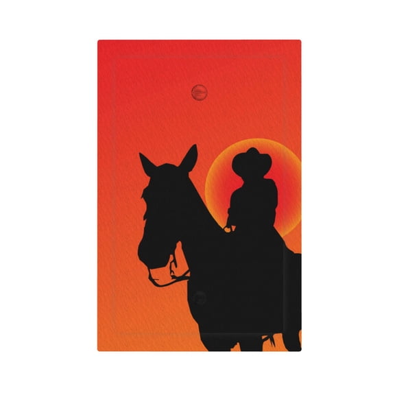 Cowboy Silhouettes Western Horse Light Switch Cover Decorator No Device Blank Wall Plate 1-Gang Receptacle Outlet Decor