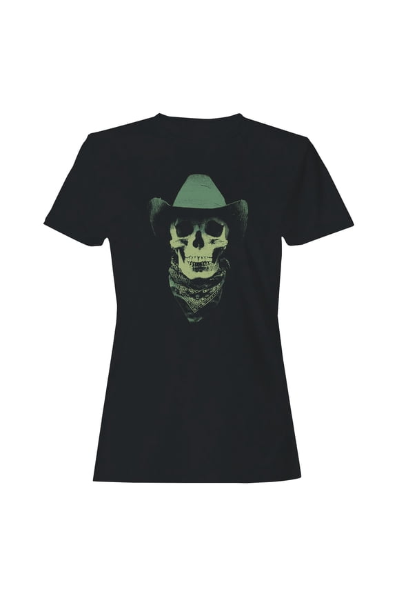 Cowboy Skull Bandana Women's T-shirt