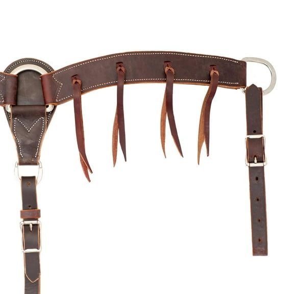 Cowboy Tack Breast Collar 2 Chocolate Harness Leathe