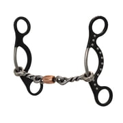 Cowboy Tack Classical Dot Twisted Wire Dog Bone Short Gag Bit