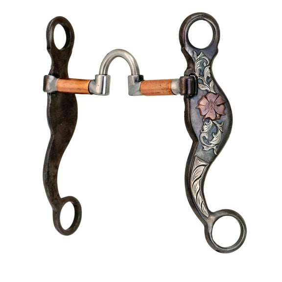 Cowboy Tack Desert Rose Correction Shank Bit