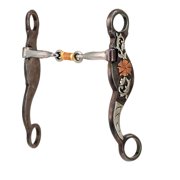 Cowboy Tack Desert Rose Dog Bone Shank Bit