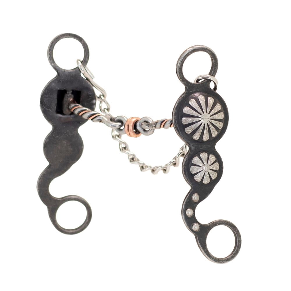 Cowboy Tack Nellie Miller Double Concho Dog Bone Twi - Walmart.com