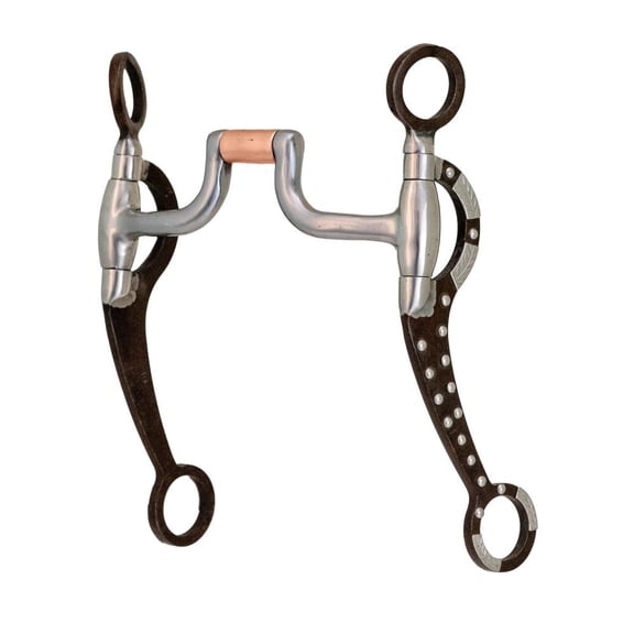 Cowboy Tack Remuda Square Hinge Port 8in Long Shank