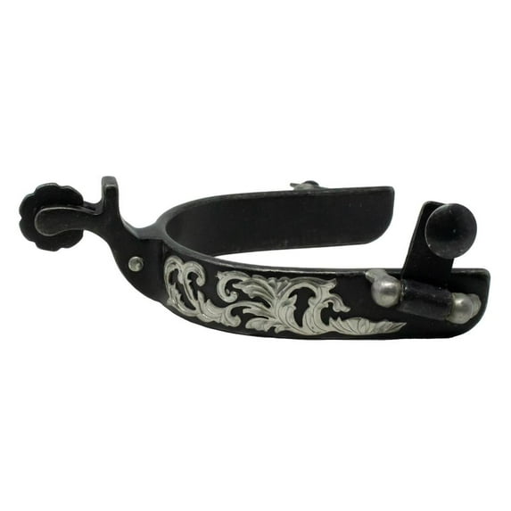 Cowboy Tack Walt Woodard Spur Floral Vine Medium Cup