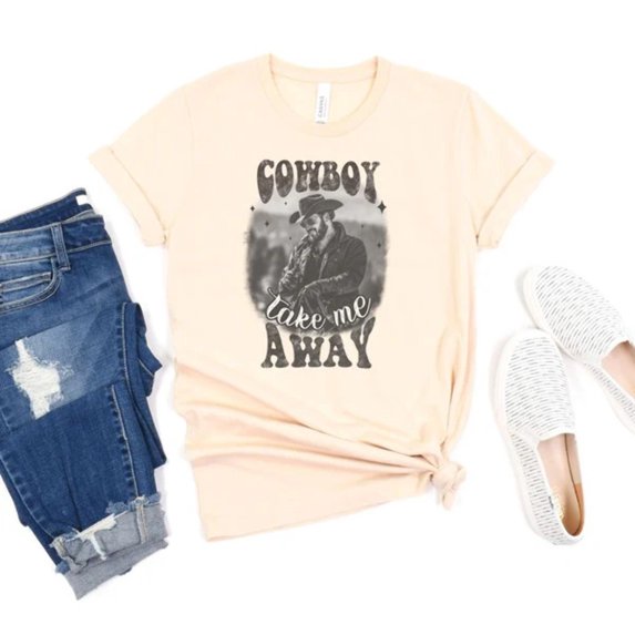 Cowboy Take Me Away Rip Wheeler Tee T-Shirt