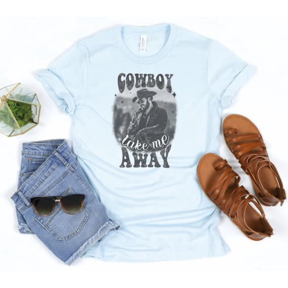 Cowboy Take Me Away Rip Wheeler Tee T-Shirt