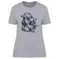 thumbnail image 1 of Cowboy Vintage Girl Design T-Shirt Women -Image by Shutterstock, Female XX-Large, 1 of 2