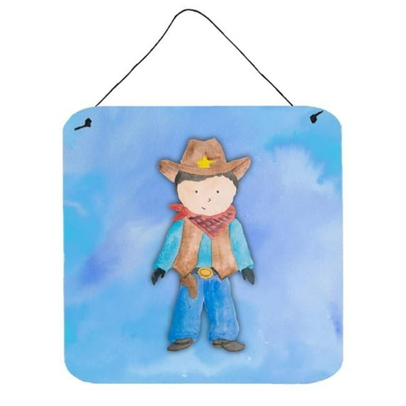 Cowboy Watercolor Wall or Door Hanging Prints