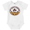 thumbnail image 1 of Cowboy We Don’t Choose The Way Romper Boys or Girls Infant Baby Brisco Brands 12M, 1 of 6