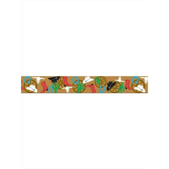Cowboy Western Party Tape Halloween Decoration 3" X 20'