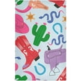thumbnail image 1 of Cowboy Western Theme Pattern Dish Towels Set of 6, Wild West Colorful Washable Tea Towels Dishcloths Lint-Free 18x28 Inch Fast Drying for Kitchen Restaurant Bar Clean, 1 of 7