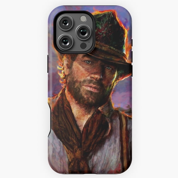 Cowboy Western Vintage Red Dead Art Phone Case for iPhone 16 15 14 13 12 11 Pro Max - Collector Phone