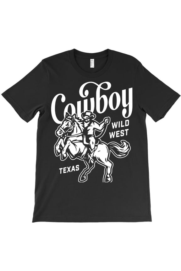 Cowboy Wild West Texas Themed Funny and Cute Western and Rodeo and H32916 Unisex T-Shirt, Up to 5XL Available