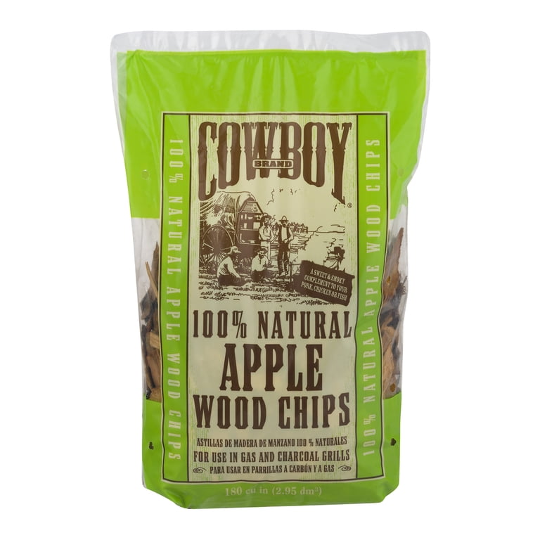 applewood tobacco Cowboy Brand Apple Smoking Wood Chips - 1 Each Sprinkle a handful of these Applewood Smoking Chips on top of the coals in your charcoal grill or Big Green Egg and experience the smokey flavor of the outdoors Bear Mountain BBQ Wood Chips