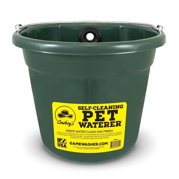 Cowboy's Wild Game Washer Self-Cleaning Pet/Dog Waterer