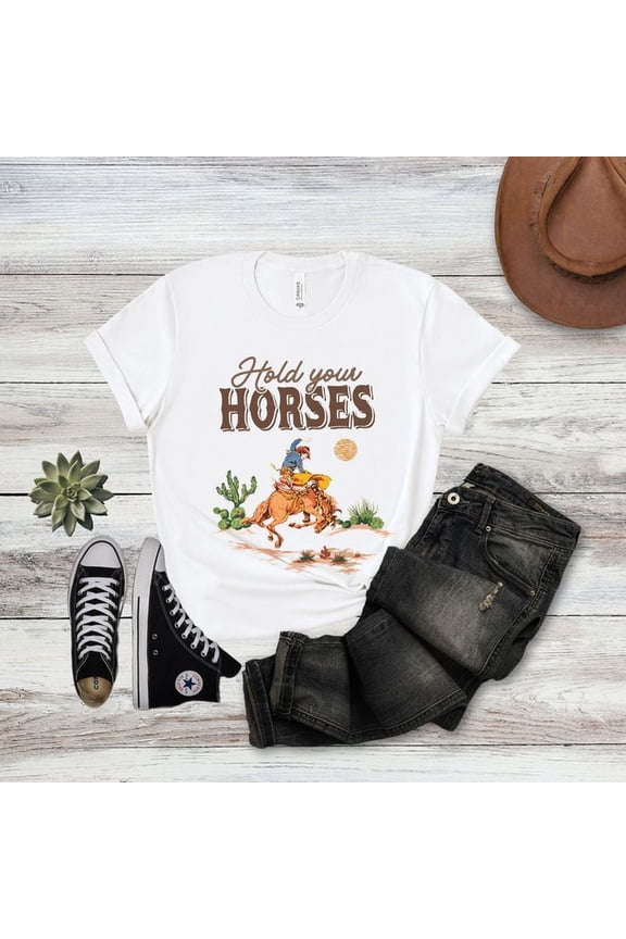 Cowboy shirt Western shirt Vintage Retro tshirt Texas Rodeo shirt Funny western tee Horse lover shirt, birthday gift for men, son