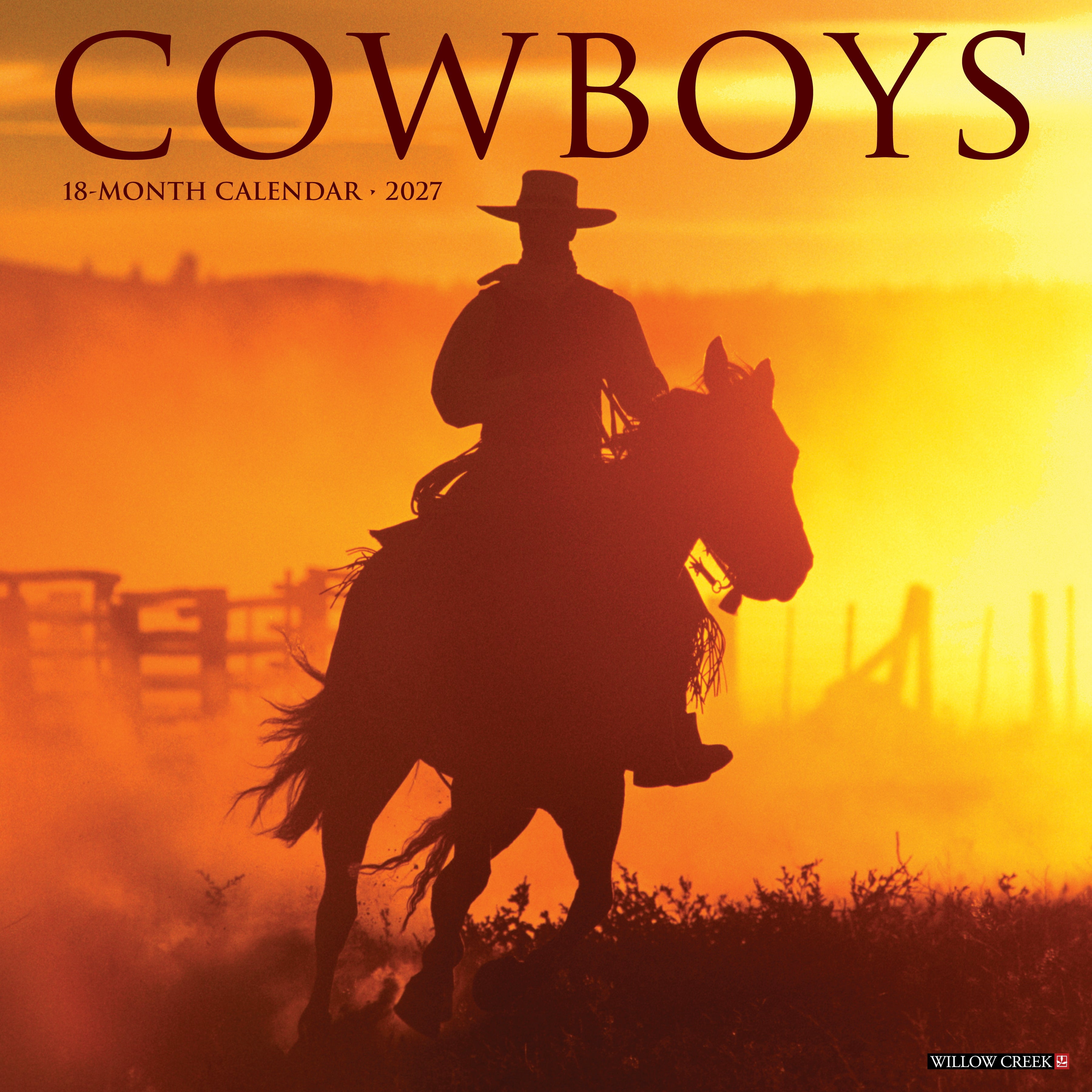 Willow Creek Press, Cowboys 2027 Wall Calendar