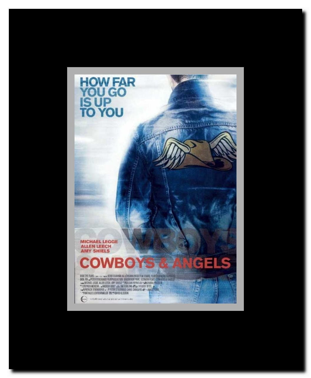 Cowboys & Angels Framed Movie Poster