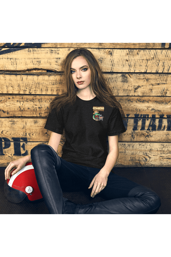 Cowboys Country Precise logo t-shirt (Black Heather, XS)