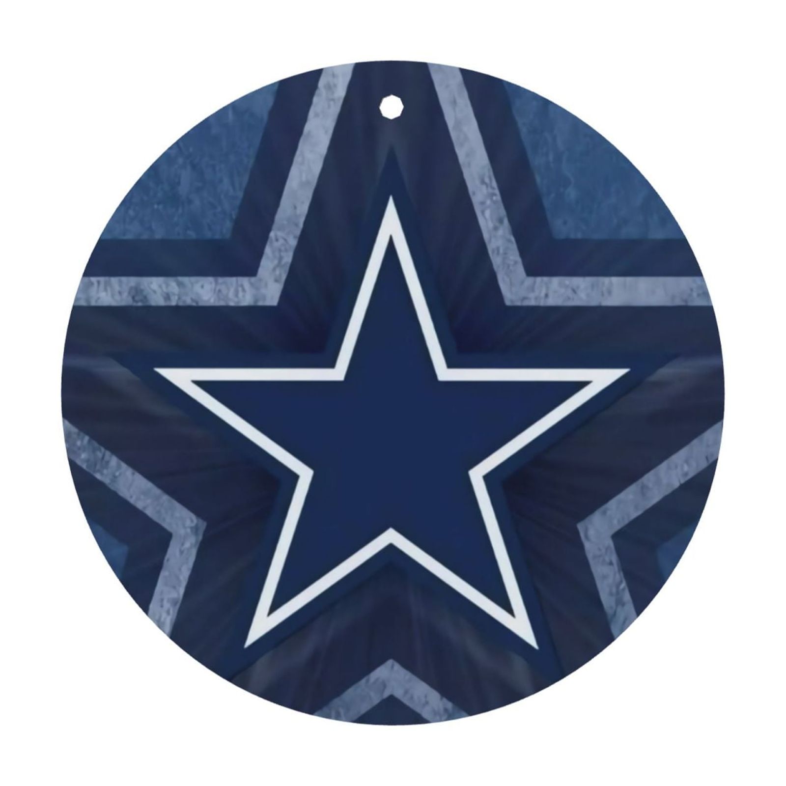 Cowboys Football Team Custom Round Fragrance Tablets with Lavender Lanyard Car Fragrance Tablets Wardrobe Fragrance Tablets Can also be used in wardrobes and bathrooms (6-pack)