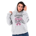 thumbnail image 1 of Cowboys Make Me Flirt Funny Cowgirl Hoodie Sweatshirt Women Brisco Brands 3X, 1 of 6