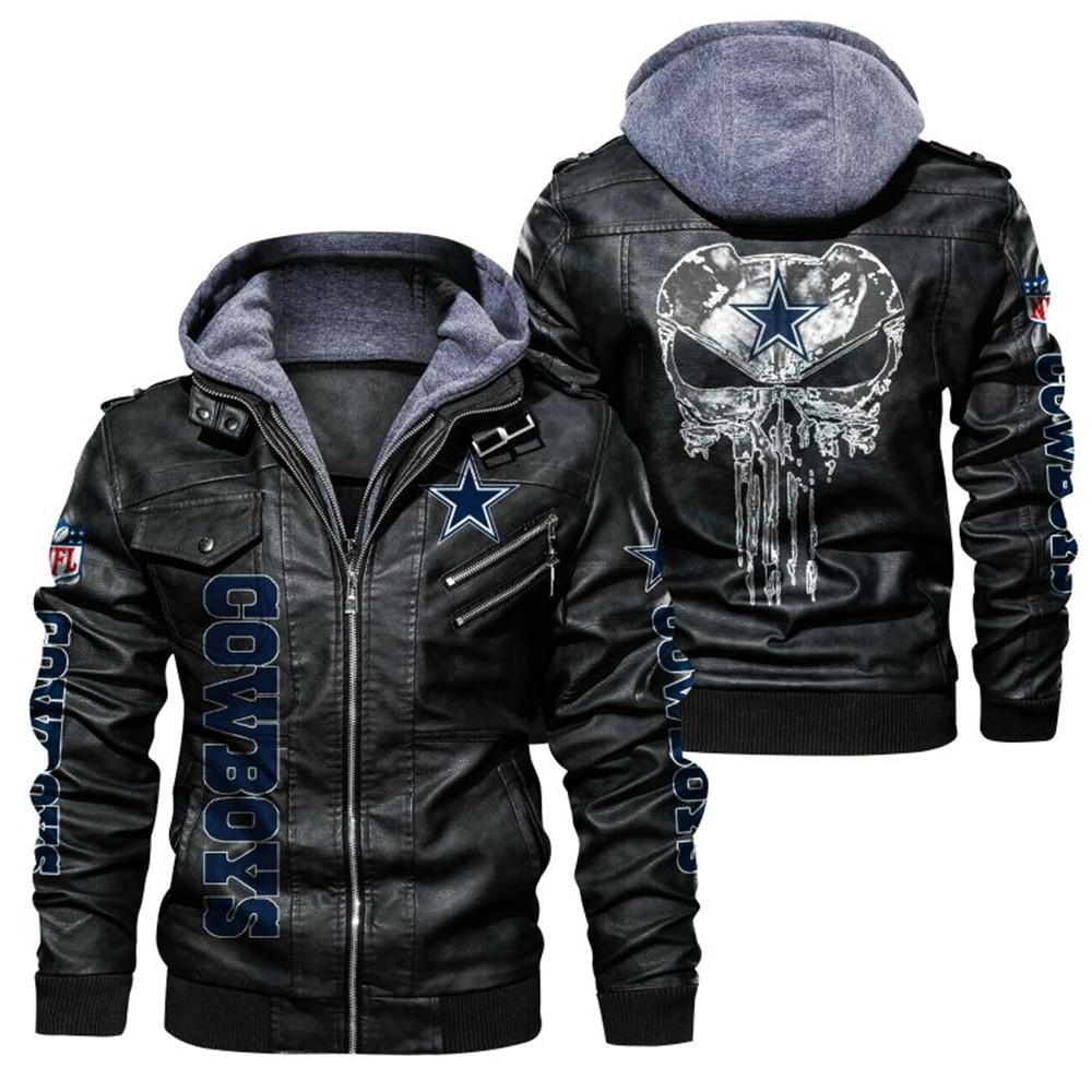 Buy HOOD CREW Men's Casual Stand Collar PU Faux Leather Zip-Up Motorcycle Bomber Jacket With A Removable Hood Black At