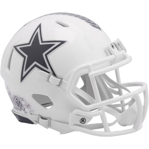 Cowboys Mini Helmet Speed Salute to Service 2024