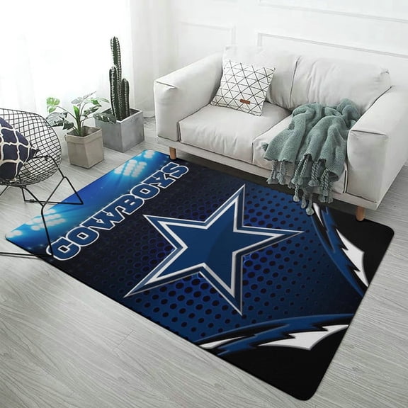 Cowboys Stadium Lights Carpet Style Living Room Bedroom Soft Comfy Rug Modern 3d Entry Mats Household