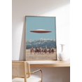 Cowboys Ufo Surreal Desert Sci Fi Poster, Living Room, Gallery Wall And ...