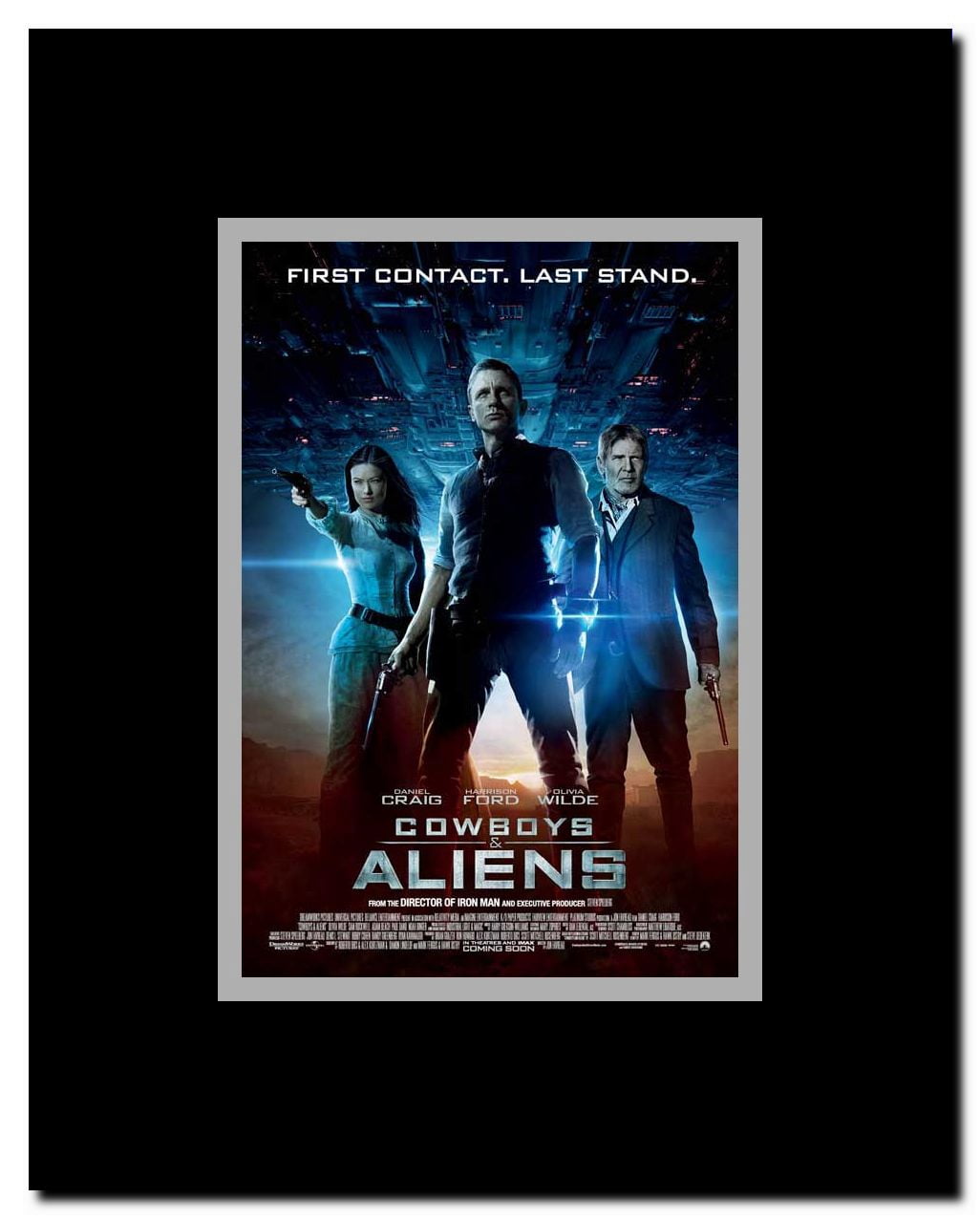 Cowboys and Aliens Framed Movie Poster