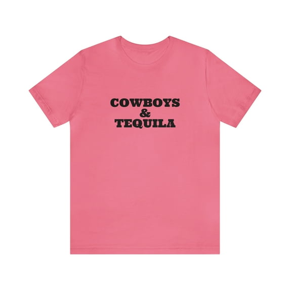 Cowboys and Tequila Funny Tee