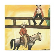 "Cowboys in Neoclassicism" - Canvas