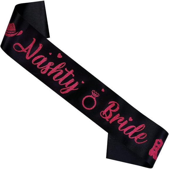 Cowgirl Bachelorette Sash Nahsty Bride Sash for Bachelorette Party Western Cowgirl Bachelorette Party Favor Nashville Bachelorette Bride Sash for Bridal Shower, Cowgirl Bachelorette Party Favors