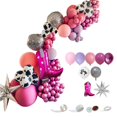 Construction Balloon Rch Cowgirl Balloon Garland Arch Kit with Boot Balloons 121 Pcs Farm Theme ...