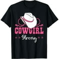 thumbnail image 1 of Cowgirl Barrel Racing Roping Horseback Riding Rodeo T-Shirt Black Large, 1 of 4