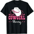 thumbnail image 1 of Cowgirl Barrel Racing Roping Horseback Riding Rodeo Funny Creative Graphic T-Shirt, 1 of 3