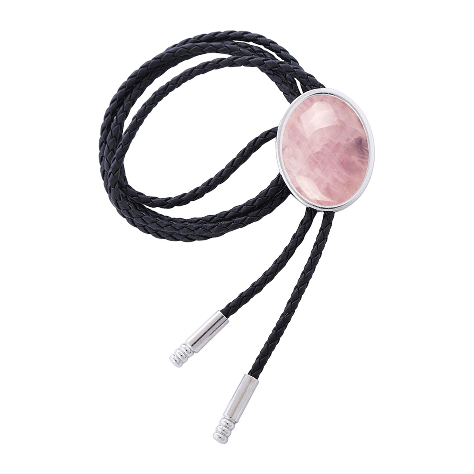 Bolo Tie Pu Leather Rope Miss Western Neckties Hip Hop Necklace