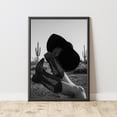 Rustic Ranch Home Ideas Cowgirl Boots Wall Art Print, Black And White Western Fashion ...