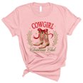 thumbnail image 1 of Cowgirl Christmas Club Shirt Unisex Large Pink, 1 of 5
